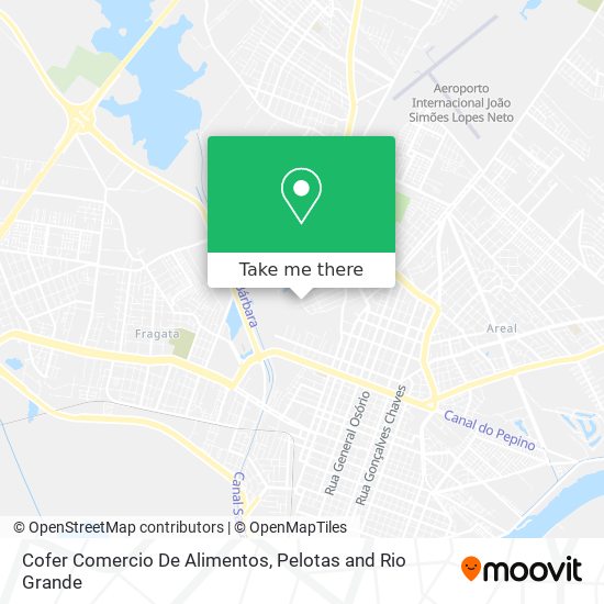 Cofer Comercio De Alimentos map