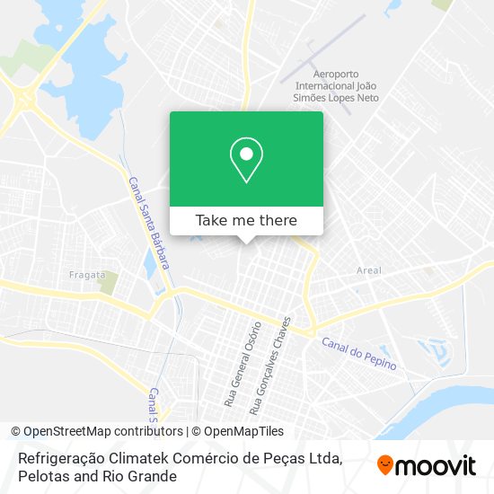 Refrigeração Climatek Comércio de Peças Ltda map