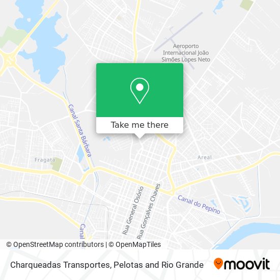 Charqueadas Transportes map