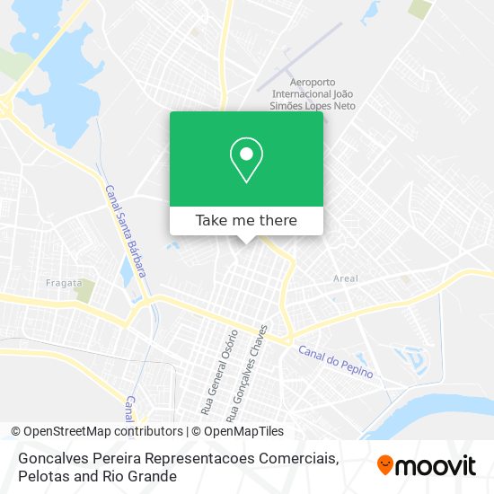 Mapa Goncalves Pereira Representacoes Comerciais