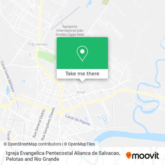 Mapa Igreja Evangelica Pentecostal Alianca de Salvacao