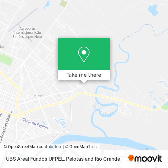 UBS Areal Fundos UFPEL map