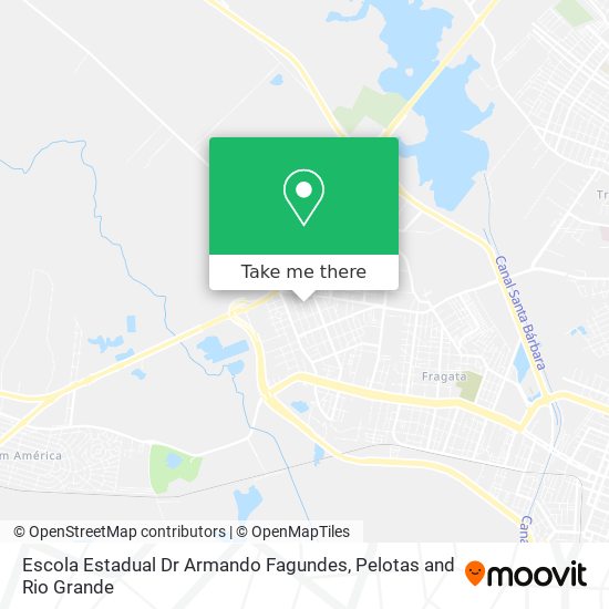Escola Estadual Dr Armando Fagundes map