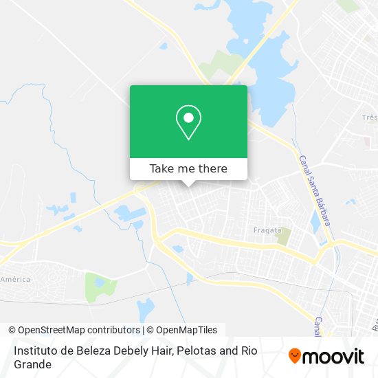 Instituto de Beleza Debely Hair map