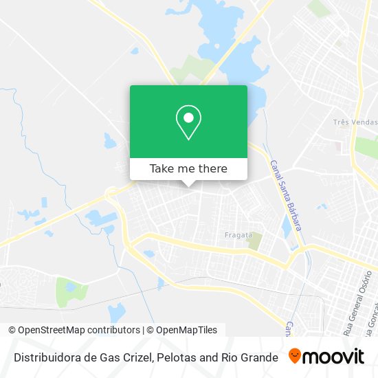 Distribuidora de Gas Crizel map