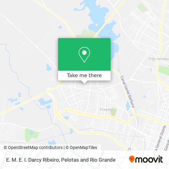 E. M. E. I. Darcy Ribeiro map