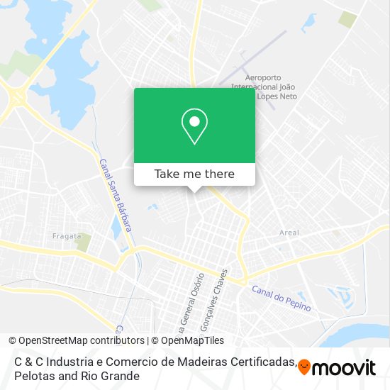 Mapa C & C Industria e Comercio de Madeiras Certificadas