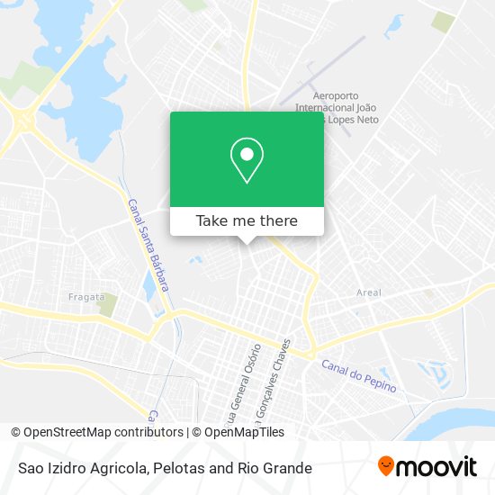 Sao Izidro Agricola map