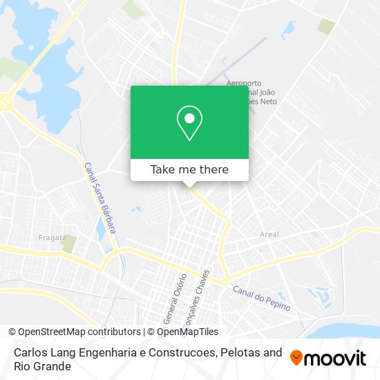 Mapa Carlos Lang Engenharia e Construcoes