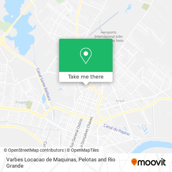 Varbes Locacao de Maquinas map