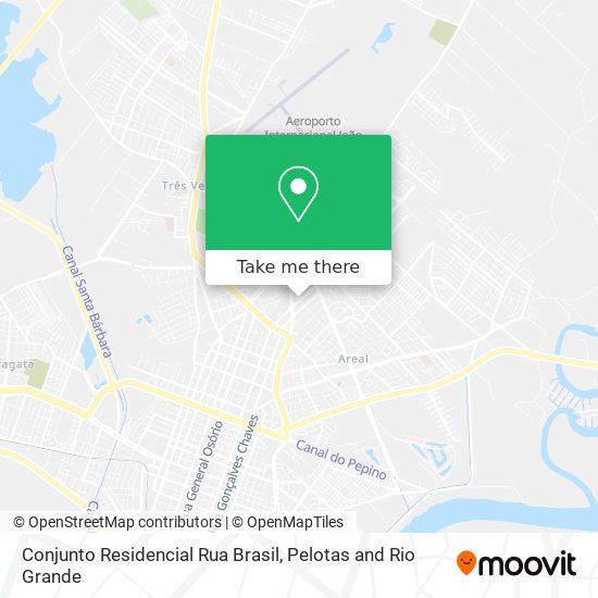 Mapa Conjunto Residencial Rua Brasil