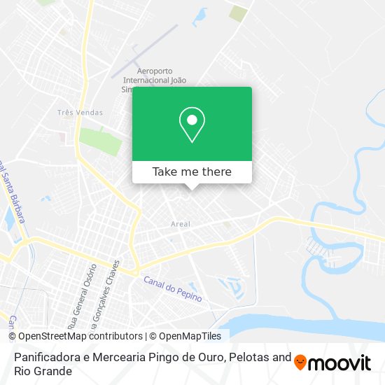 Panificadora e Mercearia Pingo de Ouro map