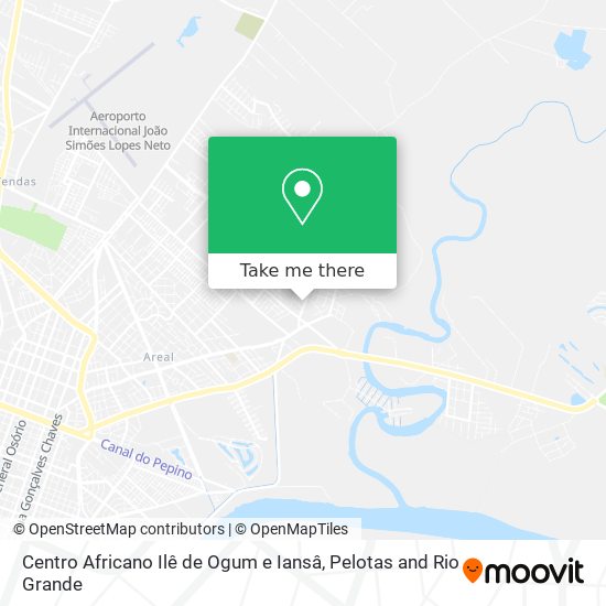 Centro Africano Ilê de Ogum e Iansâ map