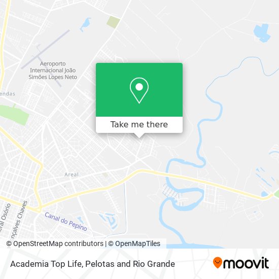 Mapa Academia Top Life