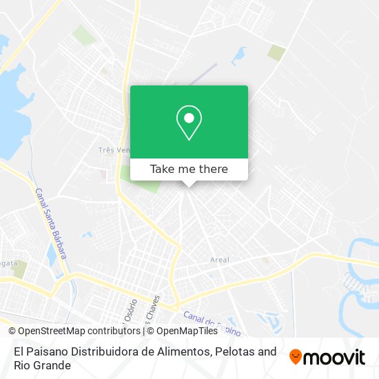El Paisano Distribuidora de Alimentos map