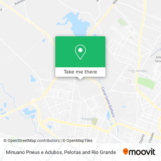 Minuano Pneus e Adubos map