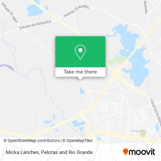 Micka Lanches map