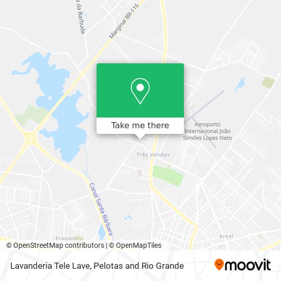 Mapa Lavanderia Tele Lave