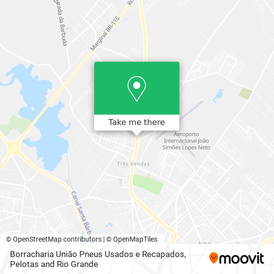 Borracharia União Pneus Usados e Recapados map