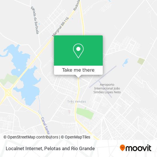 Localnet Internet map