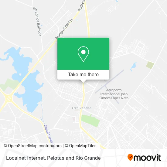 Localnet Internet map