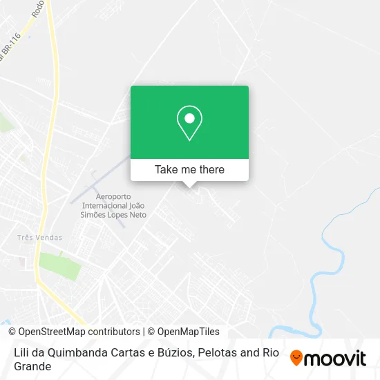 Lili da Quimbanda Cartas e Búzios map