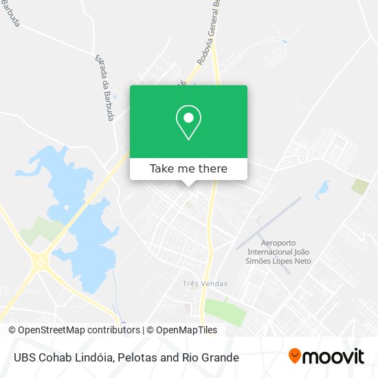 UBS Cohab Lindóia map