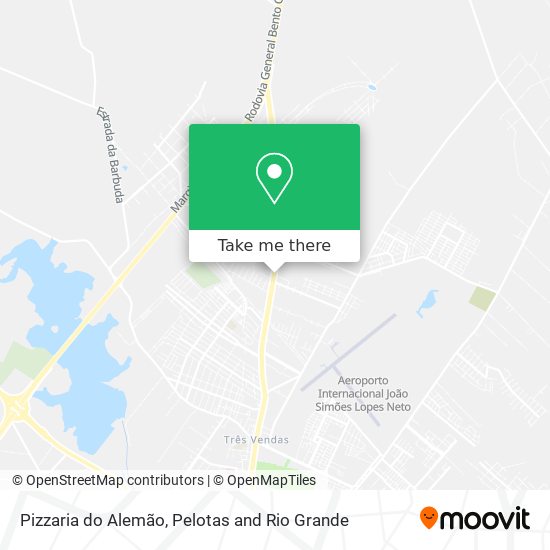 Mapa Pizzaria do Alemão