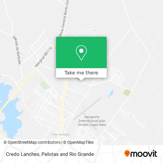 Credo Lanches map