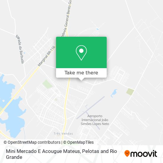 Mapa Mini Mercado E Acougue Mateus