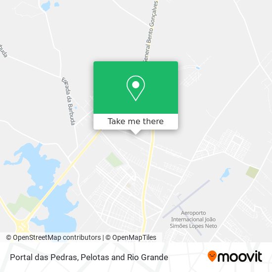 Portal das Pedras map