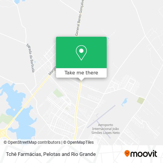 Tchê Farmácias map