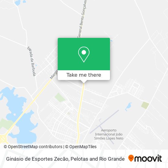 Ginásio de Esportes Zecão map