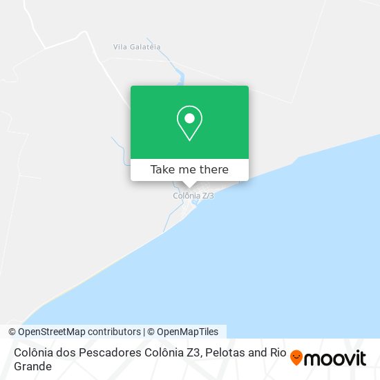 Mapa Colônia dos Pescadores Colônia Z3