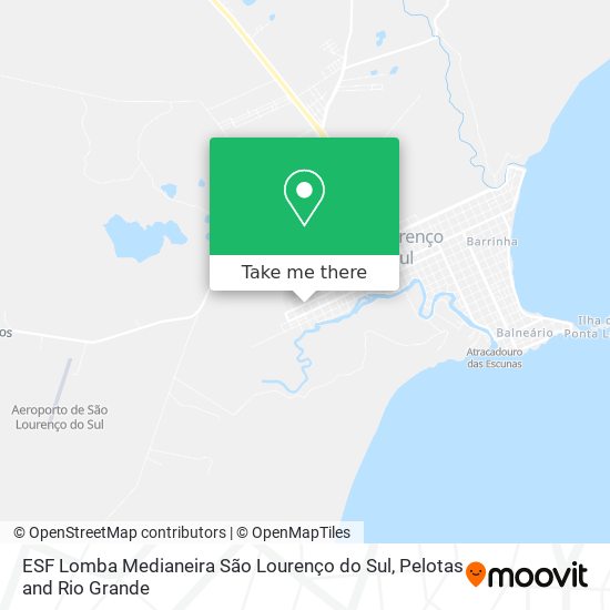 ESF Lomba Medianeira São Lourenço do Sul map