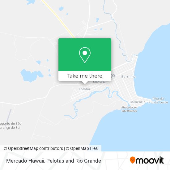 Mercado Hawaii map