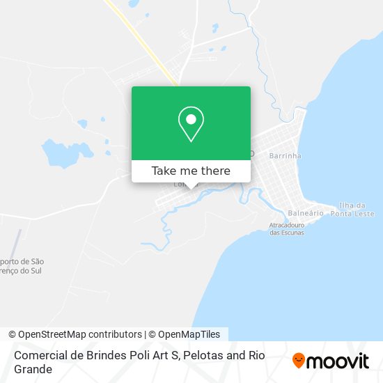 Comercial de Brindes Poli Art S map