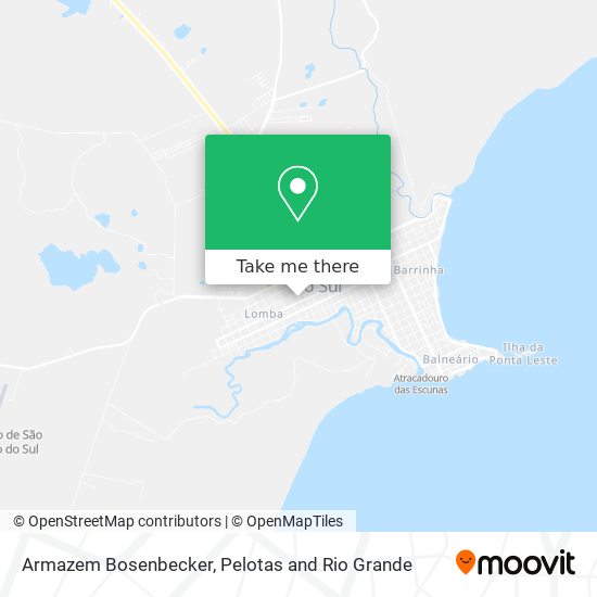 Armazem Bosenbecker map