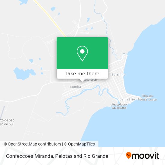 Confeccoes Miranda map