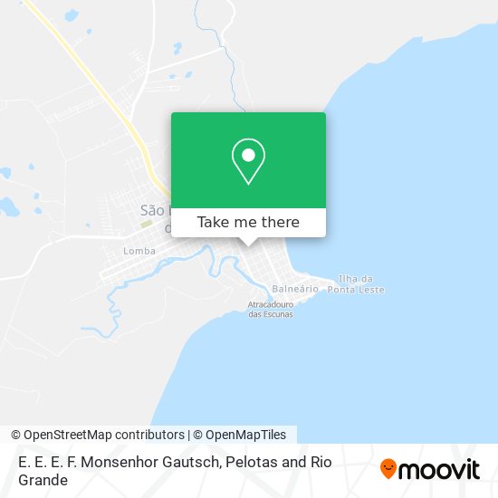E. E. E. F. Monsenhor Gautsch map