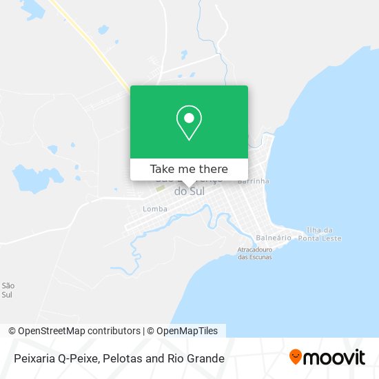 Peixaria Q-Peixe map