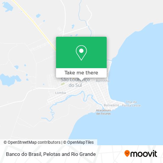 Banco do Brasil map