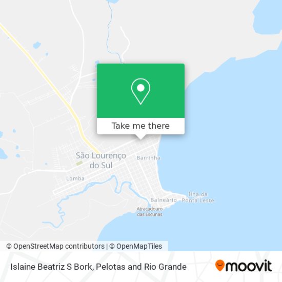 Islaine Beatriz S Bork map