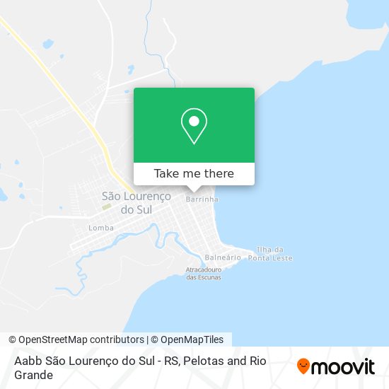 Aabb São Lourenço do Sul - RS map