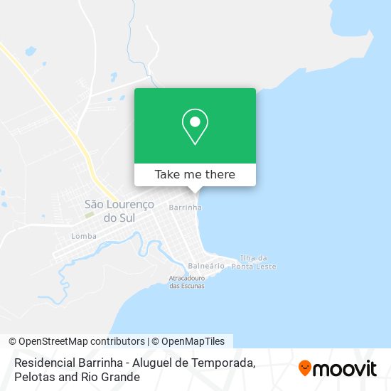 Residencial Barrinha - Aluguel de Temporada map