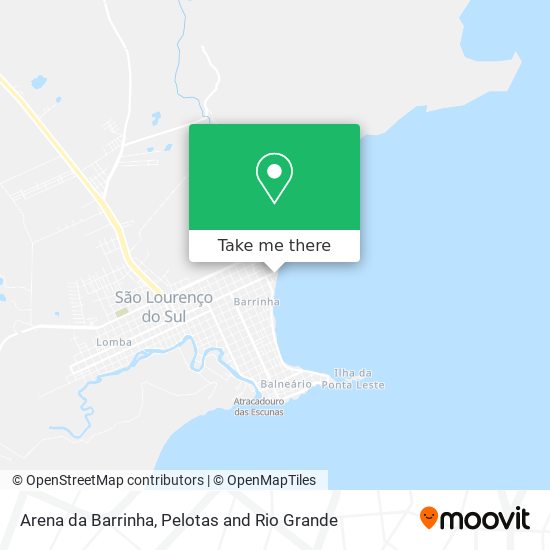 Arena da Barrinha map