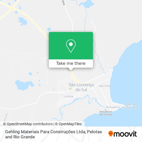 Gehling Materiais Para Construções Ltda map