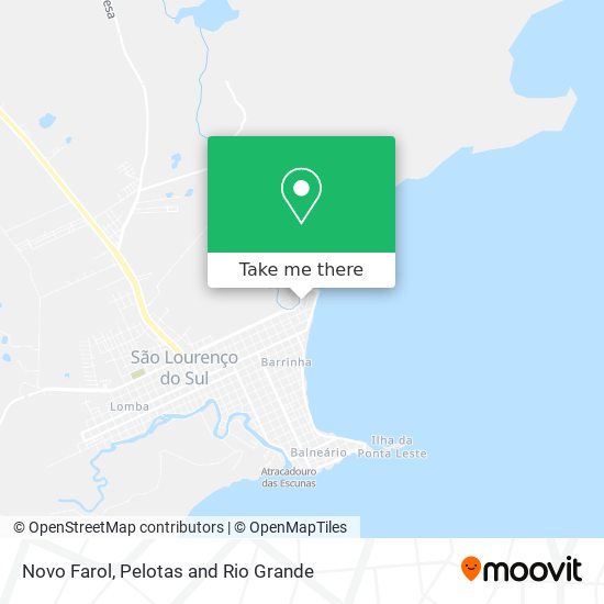 Novo Farol map