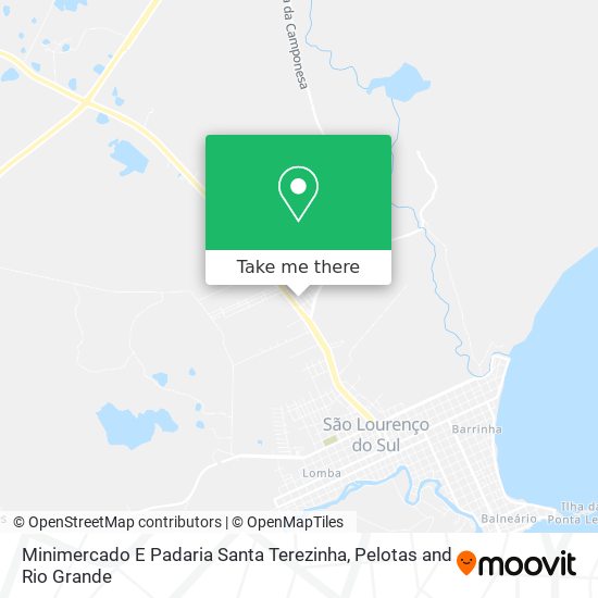 Minimercado E Padaria Santa Terezinha map