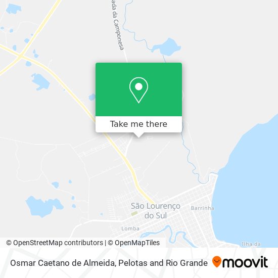Osmar Caetano de Almeida map